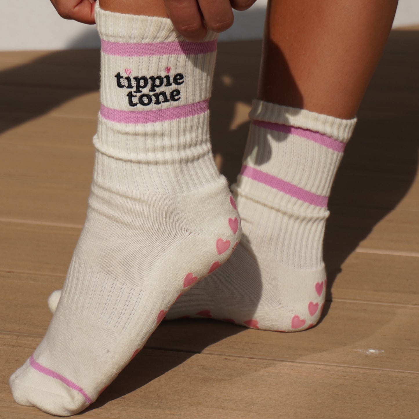 Calcetines de pilates de pareja perfecta