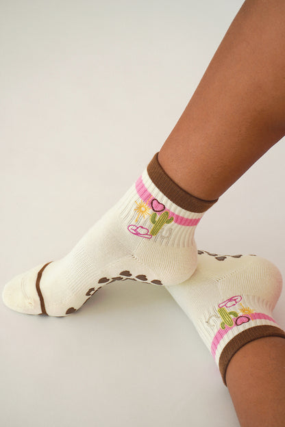 Wild Westie Pilates Socks